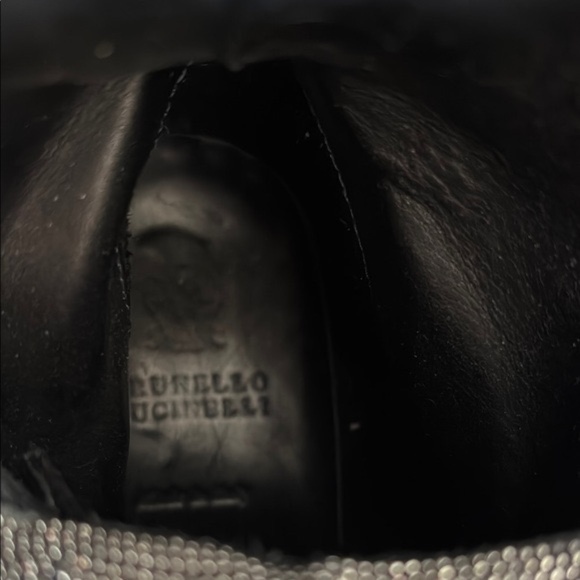 Brunello Cucinelli Black Leather Women’s Boots - Picture 3 of 15